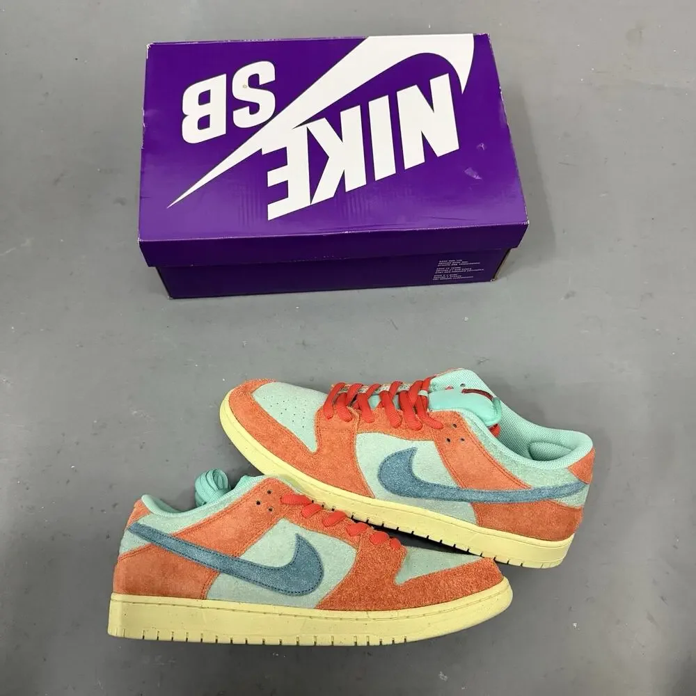 Size 14 - Nike Dunk SB Low Orange Emerald Rise